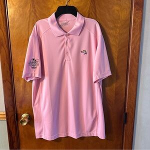Nike golf Aronald Palmer invitational Pink Golf Polo Shirt